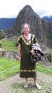 Foto: Autorin Tereza Vanek in Machu Picchu